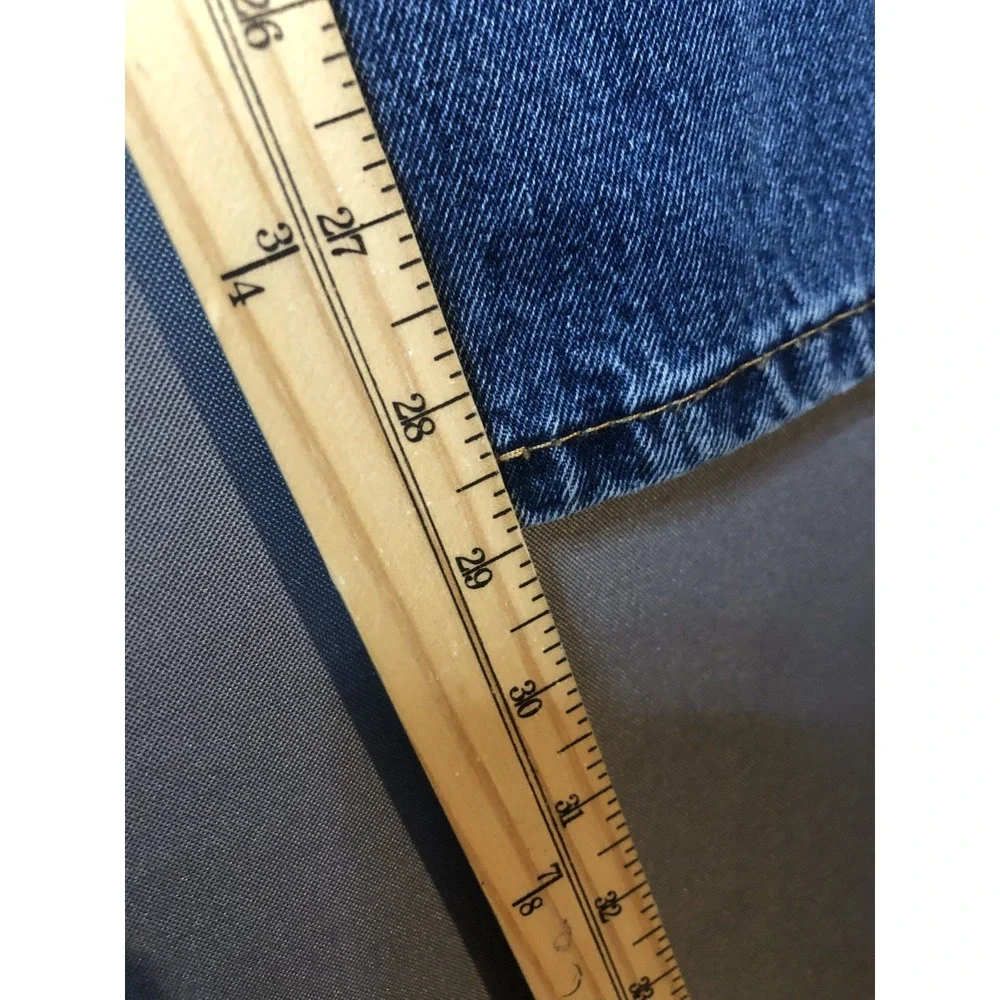 Levis 505 Regular Fit Jeans Mens 40x29 Blue Straight Leg Denim 505-4886